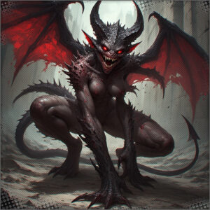 One of the female imp demons