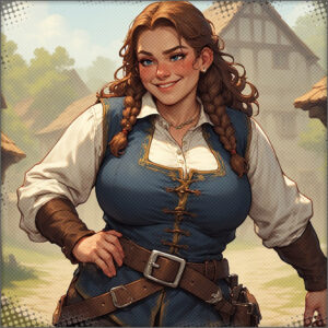 Gilvora - a Hill Dwarf WOman