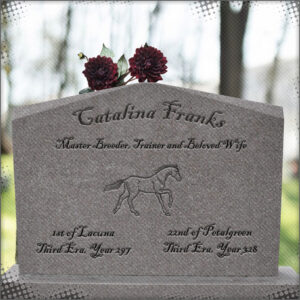 Catalina's Headstone