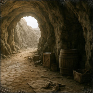 The cave in the Thundrad mountains