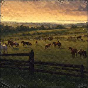 The vast horse farm in Rockdale