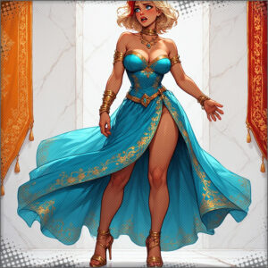 Azatina a bit surprised