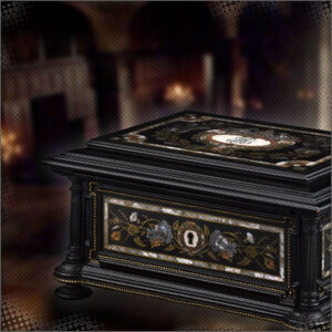 Casket in the throne room