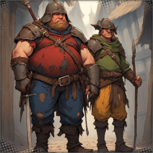 Guard speaking broken common