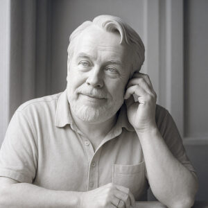 The bust of Mortimer