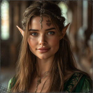 Elincia is smitten with the Champion