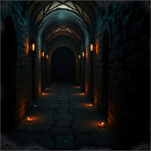 The hallway where CHance and Rohlia are