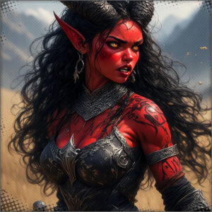 Shemrata walking around in full gear