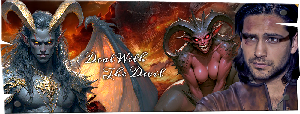 Deal with the devil banner