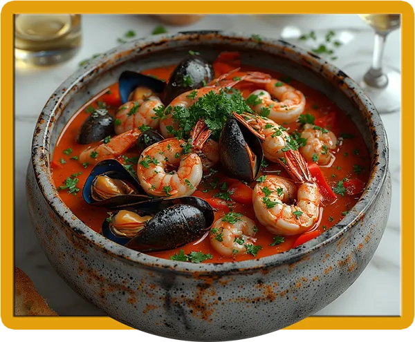 A seafood stew