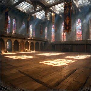 The auditorium for the school