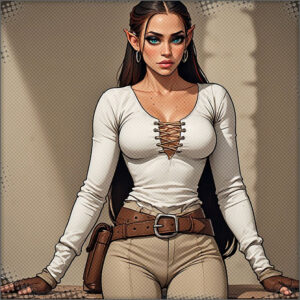 Ara is sitting on the table