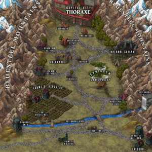 Valley of Thoraxe Map